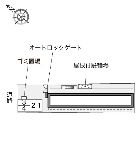 ★手数料０円★船橋市飯山満町　月極駐車場（LP）